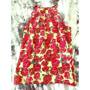 Vineyard Vines Kentucky Derby Rose Shirt